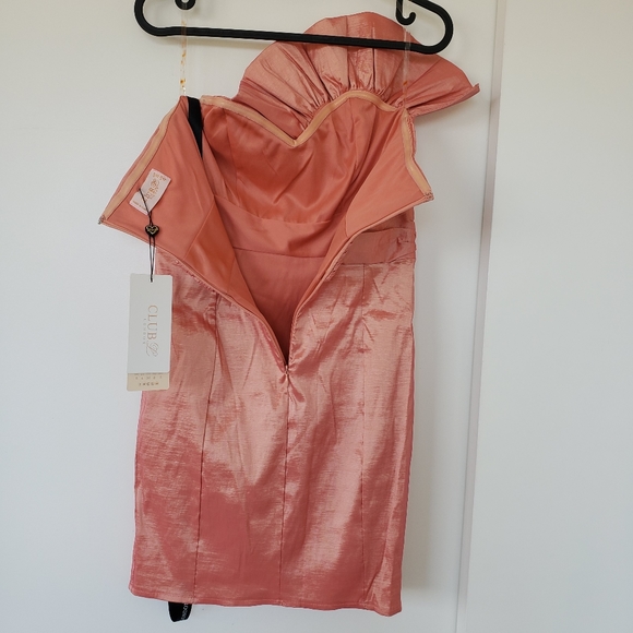 ASOS CLUB LONDON RUFFLE DRESS - Picture 8 of 8